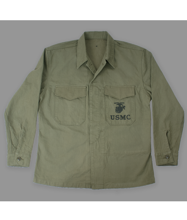 EASTMAN LEATHER CLOTHING - P-53 SHIRT - OLIVE HBT