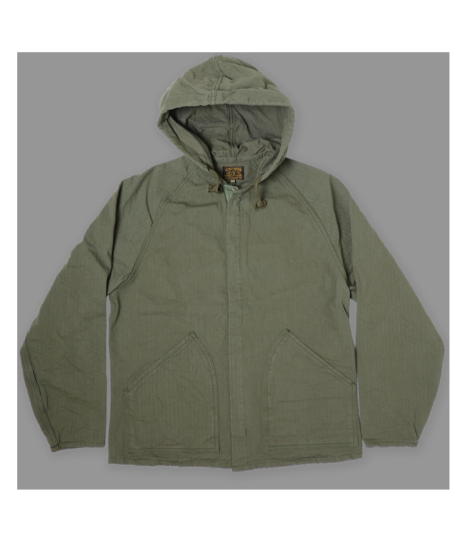 EASTMAN LEATHER CLOTHING - COMBAT PARKA - OLIVE HBT