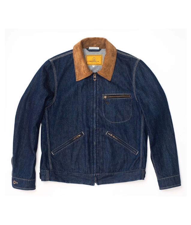 SHANGRI-LA HERITAGE - “VARENNE” RANCH SELVEDGE DENIM JACKET 