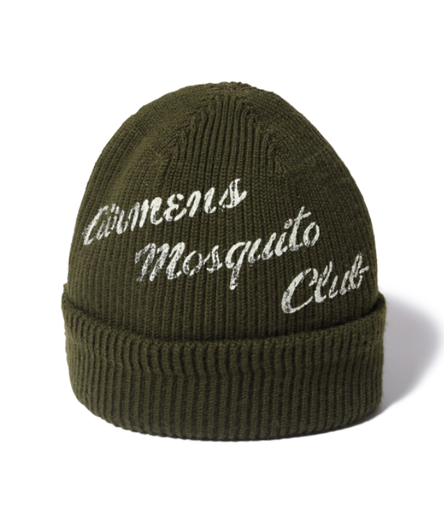 A-4 MACHANIC CAP STENCIL OLIVE GREEN - BR02722