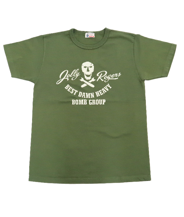 BUZZ RICKSON T-SHIRT Homme Graphique Militaire Manches Courtes Rondes  BR78907 149 OLIVE