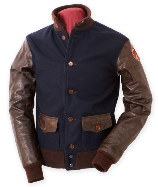 Eastman Leather Clothing - Thunderbird Field Navy